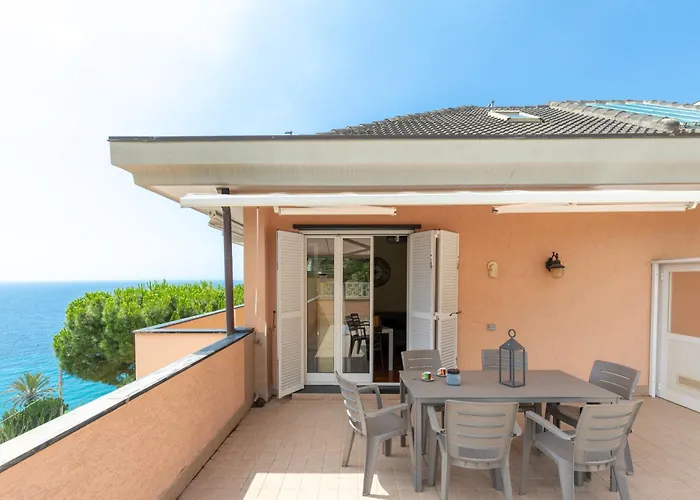 304 - Casa Sofia Con Terrazza Vista Mare, 500metri Dalla Lejlighed Ospedaletti